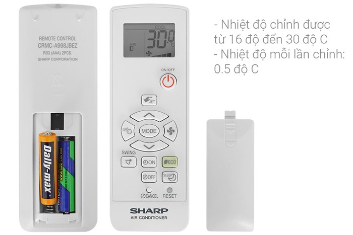 Máy lạnh SHARP Inverter 1 HP AH-X10ZEW